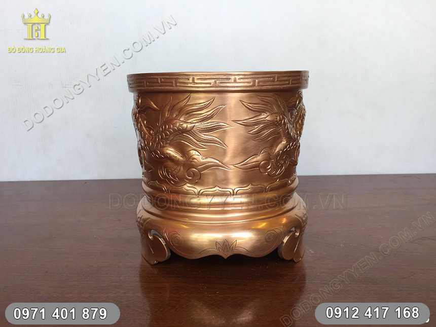 B&aacute;t Hương Đồng Rồng Chầu Mặt Nguyệt đường k&iacute;nh 20cm